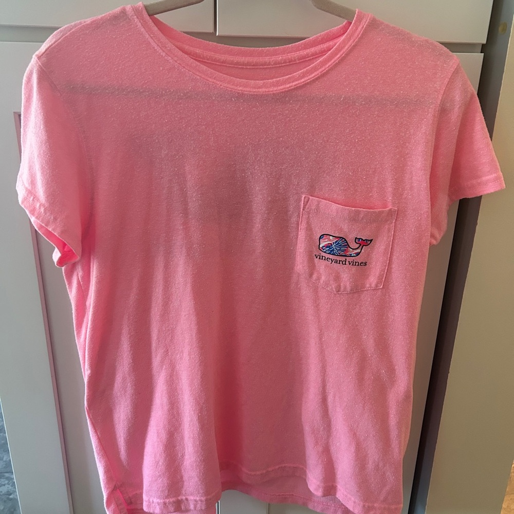 Vineyard Vines Pink Short Sleeve Tee